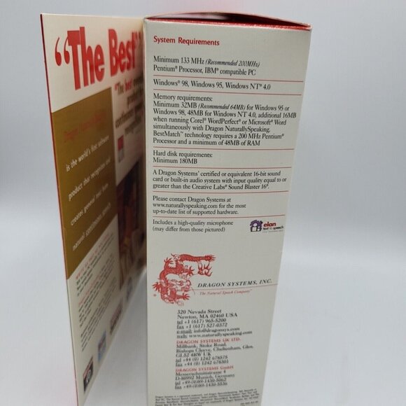 Vintage Dragon Naturally Speaking Standard Version 3 (PC) - Picture 4 of 6